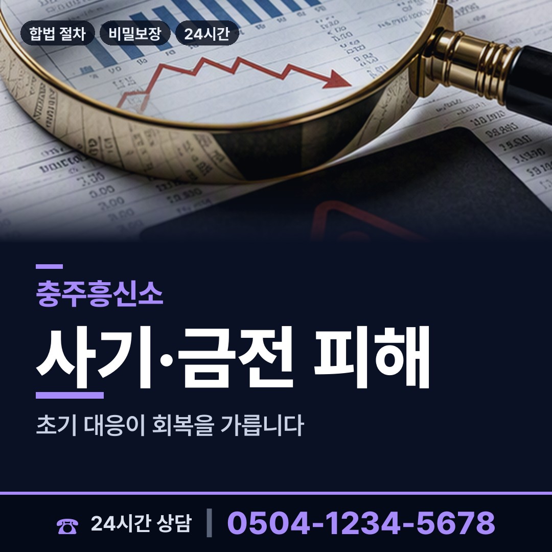 충주 호암.직동 흥신소의뢰비용 상담 안내